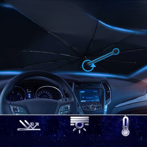フロントガラス用サンシェード – UVと熱からの保護