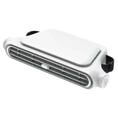 Wentylator do samochodowego fotela – mocowanie na zagłówku