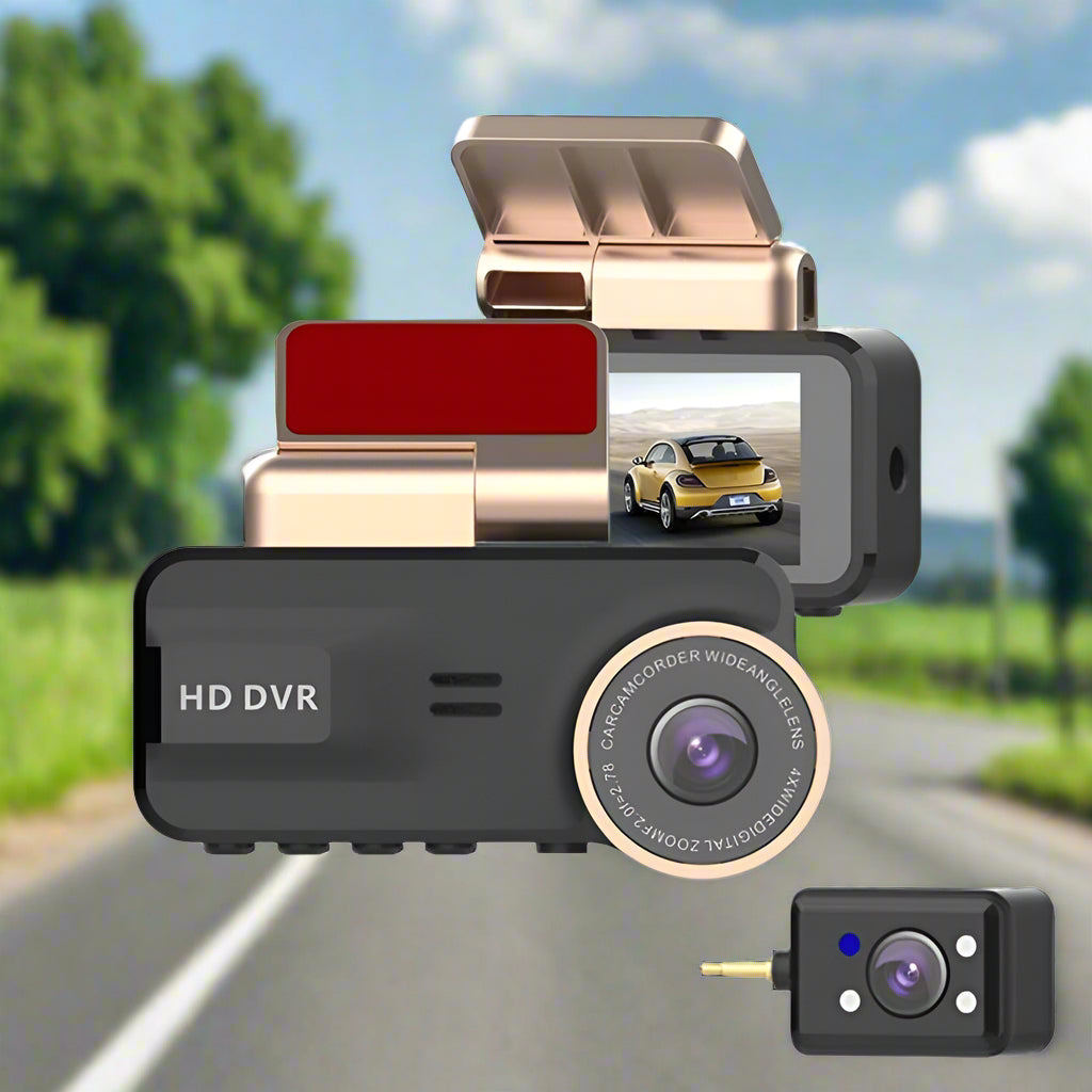 Cameră de tabloul de bord HD 1080p cu viziune nocturnă și WiFi — Securitate și supraveghere complete