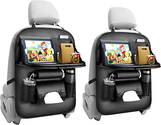 Organizzatore Di Sedile Posteriore Auto Con Tavoletta Pieghevole — Facile Da Installare E Durevole