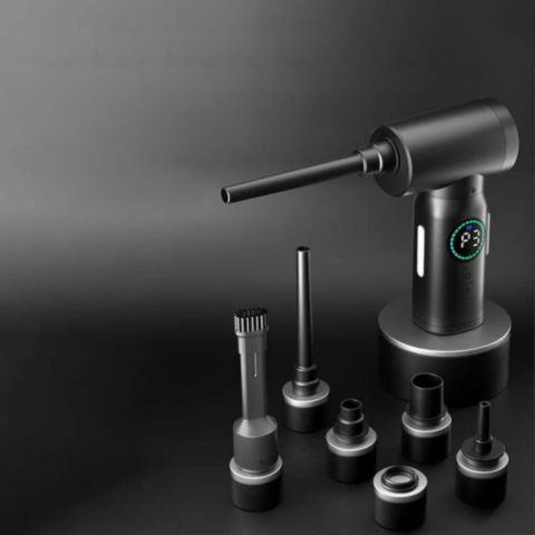 Mini oppladbar støvsuger-blåser – Multifunksjonell og kraftig