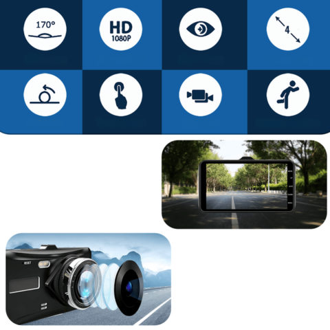 Dashcam vorne und hinten – kontinuierliche Überwachung Ihres Fahrzeugs
