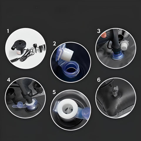 Inflatable Mattress for Rear Car Bench – Practical and Easy to Install