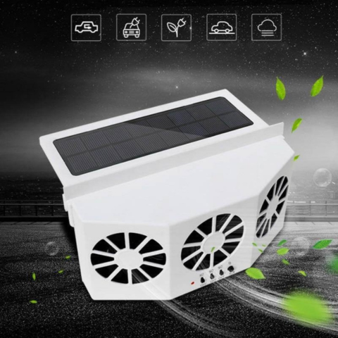 Ventilatore Solare Per Auto – Ideale In Estate