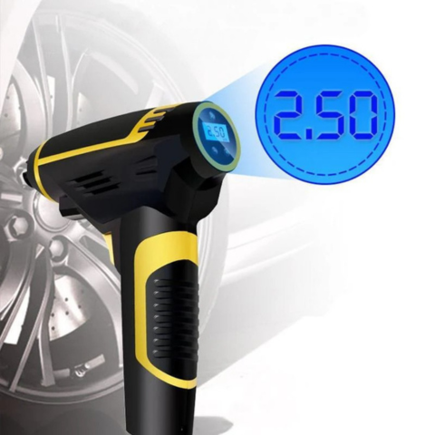Draagbare Auto Luchtcompressor – Digitale Weergave En LED Licht