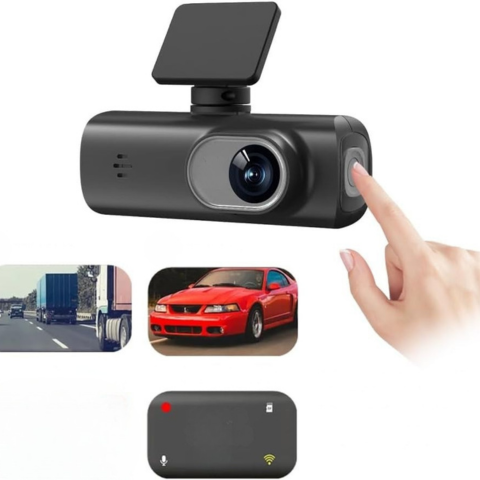 Dashcam Dobbelt Objektiv – Total Overvågning Og WiFi Forbindelse