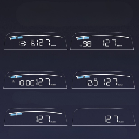 Head-Up Display For Car – Speed And Real-Time Data