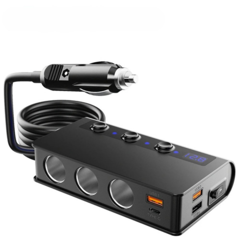 محول شحن للسيارة - متعدد الاستخدامات وشحن سريع