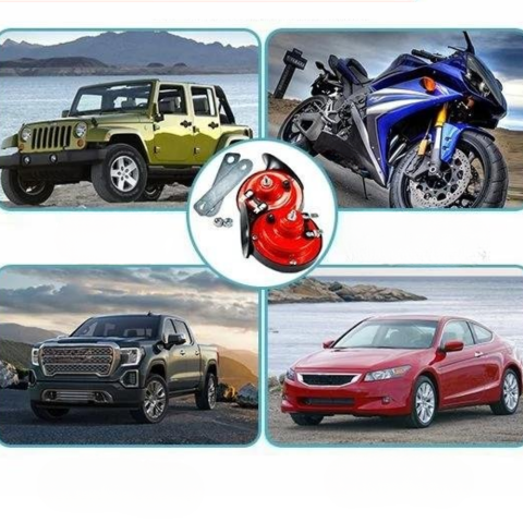 Univerzální klakson – pro motocykl, auto nebo náklaďák