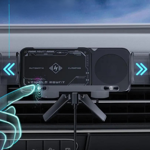 Support Telefono Magnetico Per Auto — Fissaggio Rapido E Sicuro