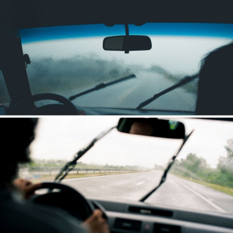 Hydrofóbny povrch čelného skla – Bezpečná jazda