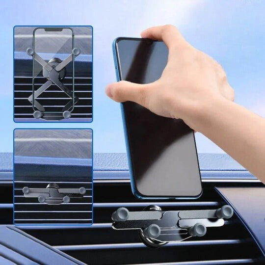Support Telefono Auto Griglia di Ventilazione – Rotazione 360° & Blocco Automatico