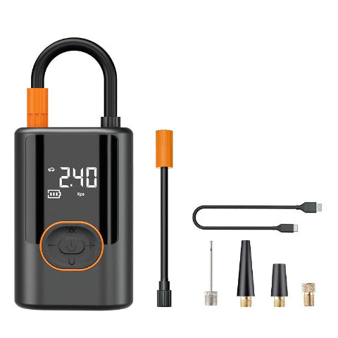 Prenosný nafukovač pneumatík s digitálnym manometrom