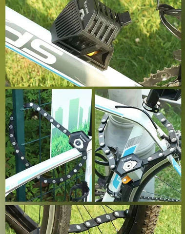 Magas Biztonságú Kerékpárzár — Kompakt és Könnyen Szállítható