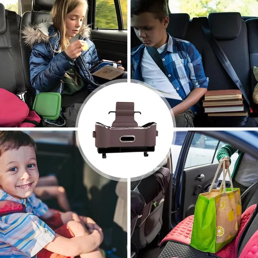 Organizér na zadní sedadla s háčky a úložným boxem - optimalizovaný prostor a uklizené auto