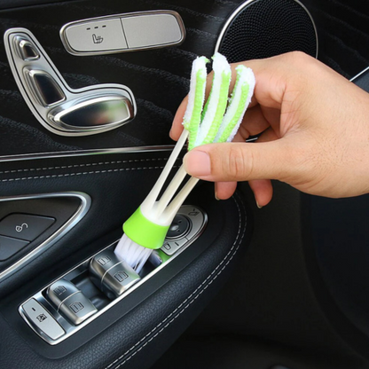 Brosse De Nettoyage Auto – Spéciale Aérateurs 2-En-1