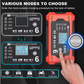 Intelligent Bilbatteriladdare 12V/24V - LCD-display & Automatisk skydd 