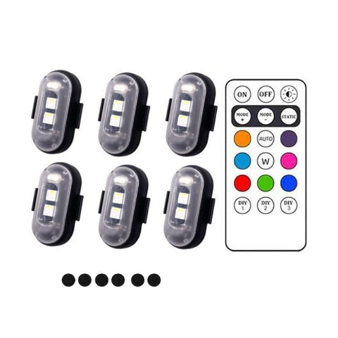 LED-ljus Anti-Kollision – Cykling och Moto 
