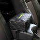 Cutie de șervețele auto din piele PU – Fixare pe parasolar sau pe tetiere 