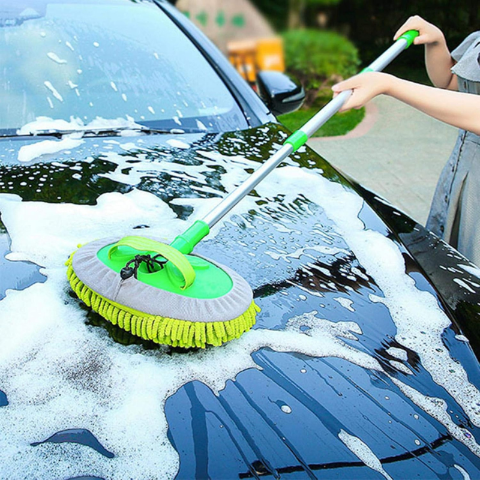 Uitschuifbare Wasborstel Voor Auto – Gemakkelijk En Moeiteloos Schoonmaken 