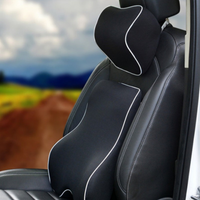 Muistivaahtomuovinen lannerangan tuki ja niskatyyny - mukavuus ja selän helpottaminen