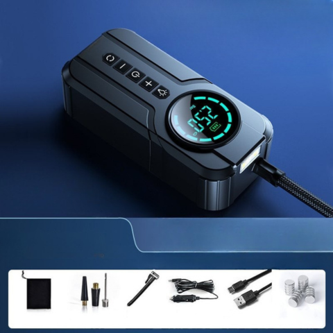 Portable Air Compressor – High Precision LED Display 