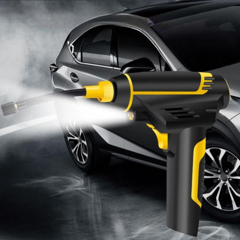 Bärbar Luftkompressor 120W — Snabbuppblåsning med Digital Display 