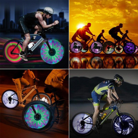 Luce LED Bicicletta – Motivi Luminosi In Movimento 