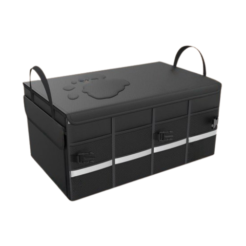 Organizador de Maletero de Auto — Caja de Almacenamiento Impermeable y Plegable 