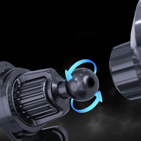 Στήριγμα Τηλεφώνου Αυτοκινήτου – Φόρτιση Χωρίς Καλώδιο Και Φωτισμός Led 