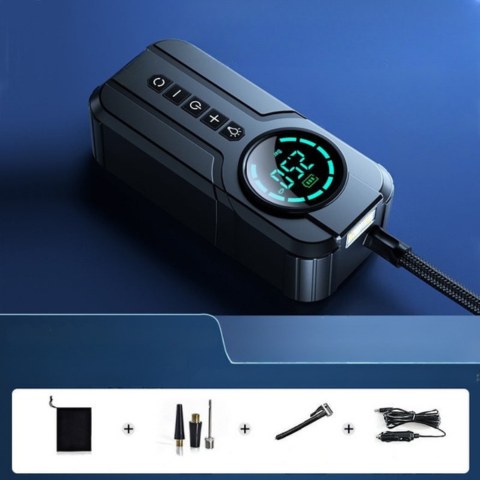 Portable Air Compressor – High Precision LED Display 