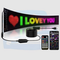 LED Autós Hirdetőtábla – Személyre szabott szövegek és minták 