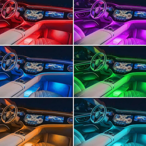 Auto Valot - RGB Sisävalaistus 