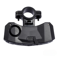 Luz trasera multifunción para bicicleta - intermitente, freno y alarma