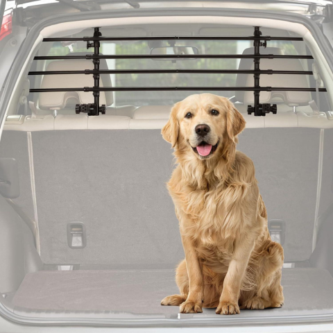 Adjustable Separation Grid For Car — Safety For Animals 