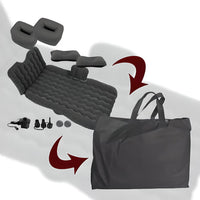 Oppblåsbar madrass for baksetet i bilen – Praktisk og enkel å installere 