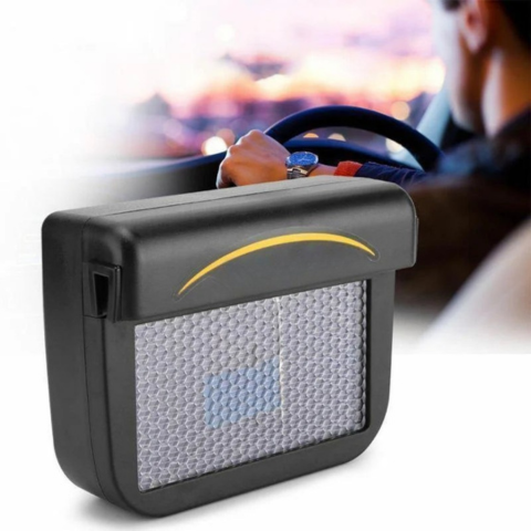 Ventilateur Solaire Pour Voiture – Fraîcheur Immédiate