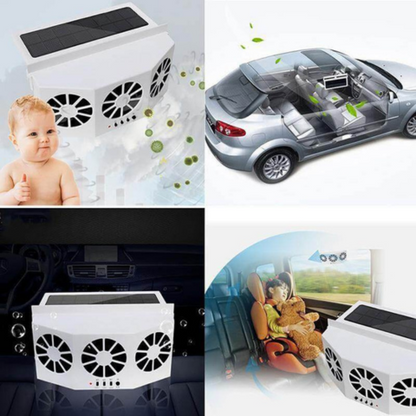Ventilatore Solare Per Auto – Ideale In Estate 