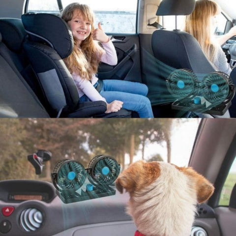 Doppellüfter für das Auto — Ideal für Sommer und Winter 