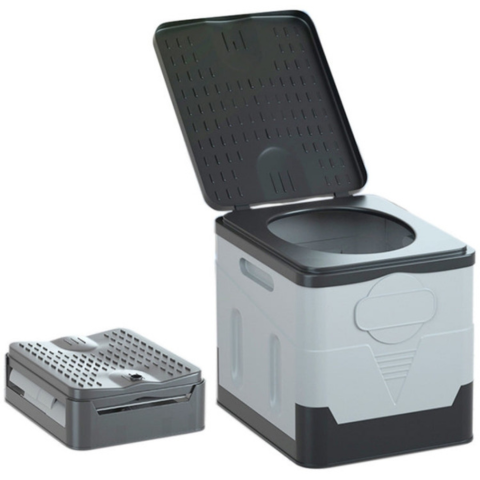 Toilette Pieghevole Per Auto E Campeggio – Facile Da Trasportare 