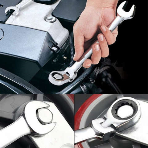 Set di chiavi a cricchetto regolabili – Polivalenti ed ergonomiche 