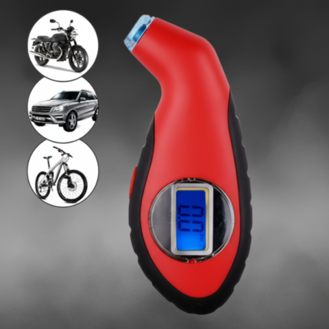 Bærbar Elektrisk Pumpe — Kompatibel med Sykkel, Motorsykkel og Bil 