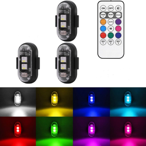 LED-ljus Anti-Kollision – Cykling och Moto 