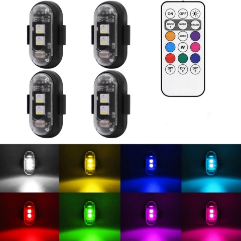 LED-ljus Anti-Kollision – Cykling och Moto 