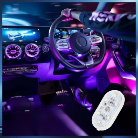 Éclairage LED Auto Sans Fil – Ambiance Lumineuse Et Facile À Installer