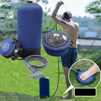 Draagbare camping douche - hygiëne voor buiten & compact formaat