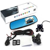 Dashbordkamera med to objektiver - kontinuerlig overvåking og vidvinkel