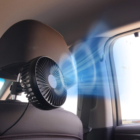 Mini ventilátor do auta — Efektívne chladenie počas jazdy 