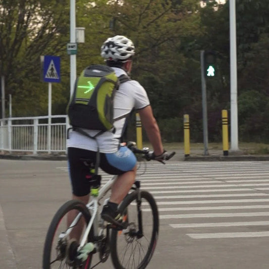 Mochila de señalización LED con control remoto 