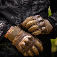 Gants Moto Tactiques Renforcés – Protection Et Grip Extrême